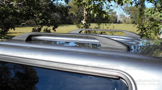 Sleak Roof rack and rails are available for the Ironman Thermo-plas Canopy
