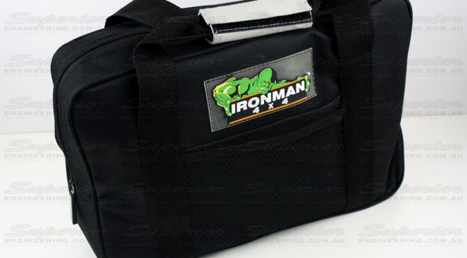 The heavy duty Ironman 4x4 small recovery kit bag