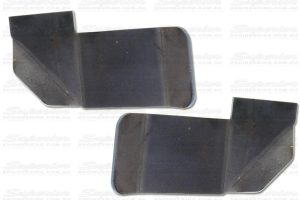 A pair of heavy duty 3mm tie rod skid plates to suit the Nissan Navara D22 4WD