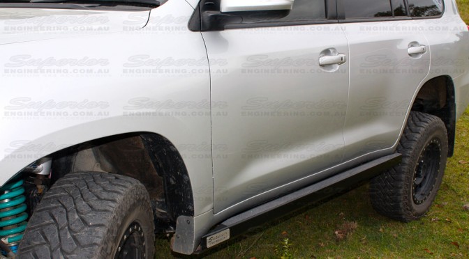Heavy duty Stealth Rock Slider to suit the 200 Series Toyota Landcruiser