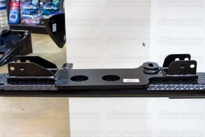 Laser cut and cnc pressed Diff Drop bracket on display at the Superior 4WD showroom