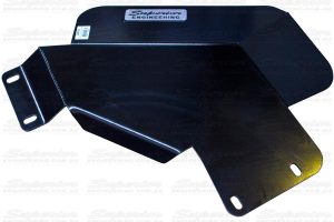 A closeup view of a Superior Engineering Heavy Duty Transfer Case Guard to suit the Ford Ranger & Mazda BT-50